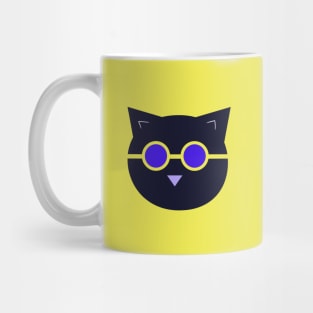 Cat in glasses Mug